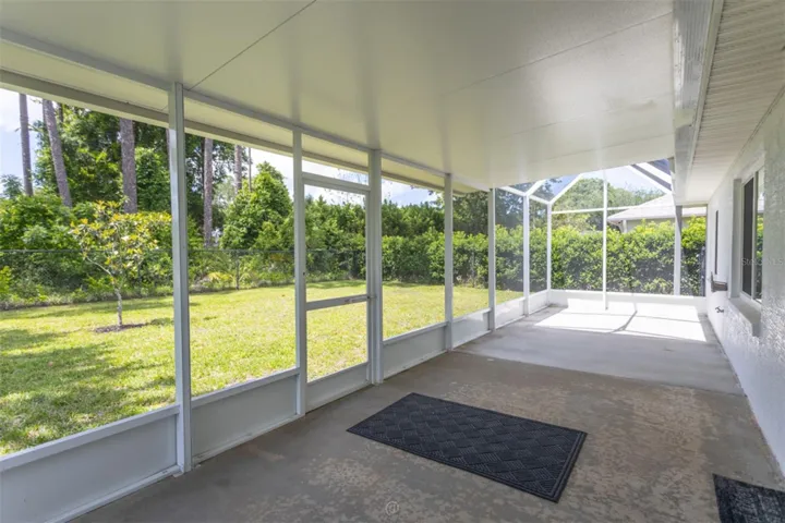 Fully Screened Back Patio