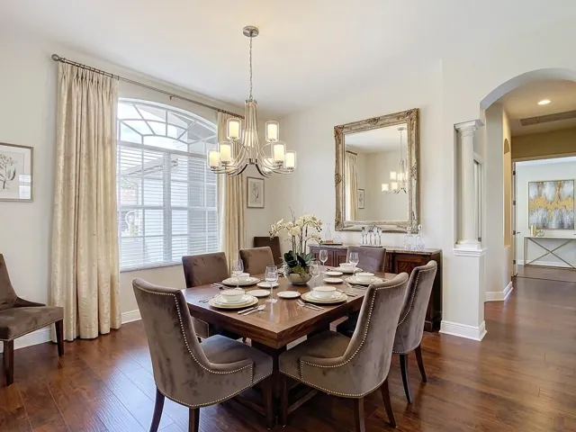 Virtually Staged Dining Room