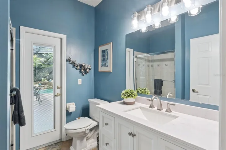 Pool bathroom