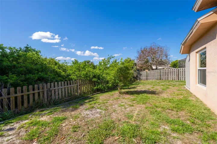 Private Fenced Backyard