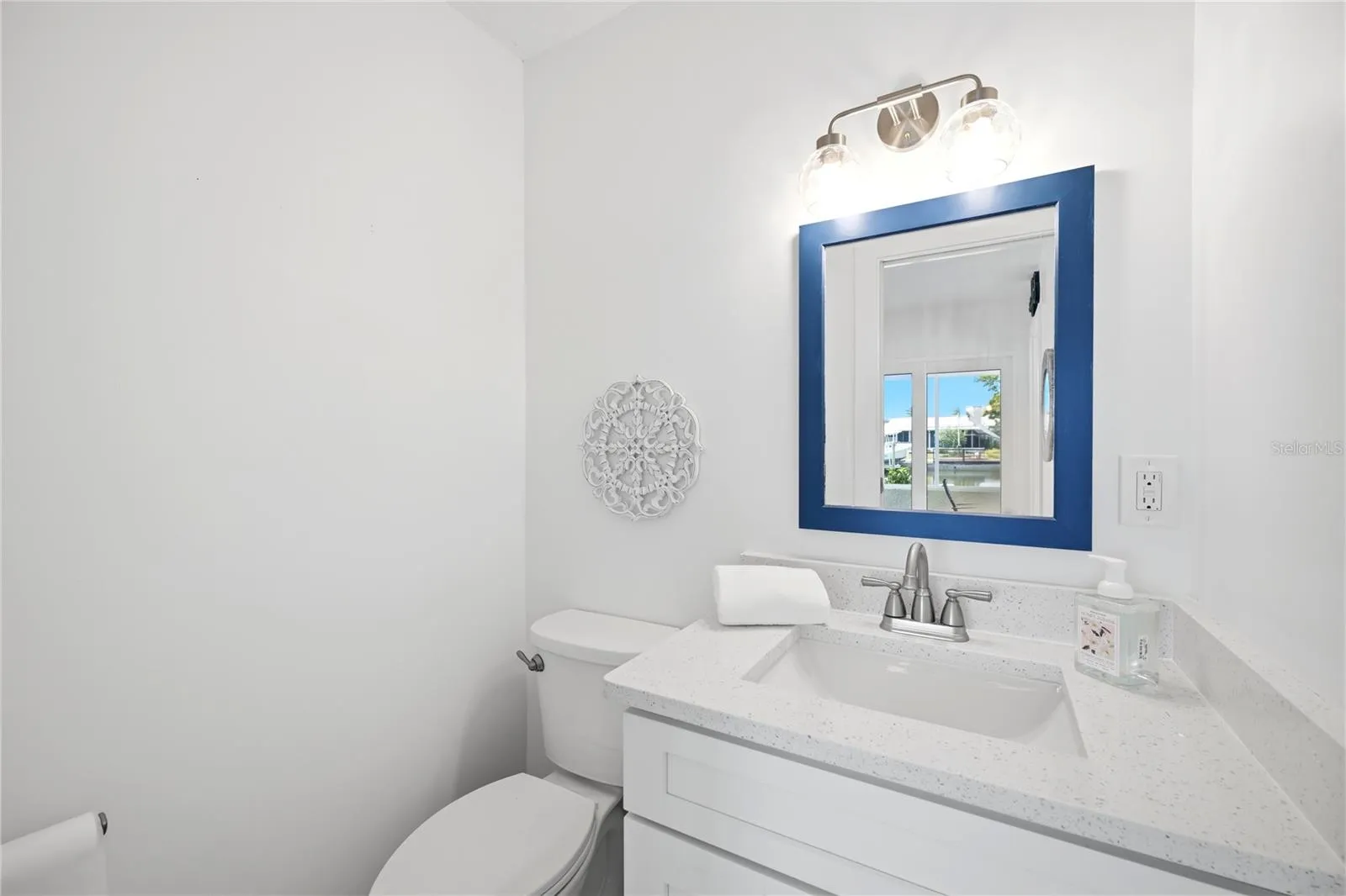 half bath off the family room