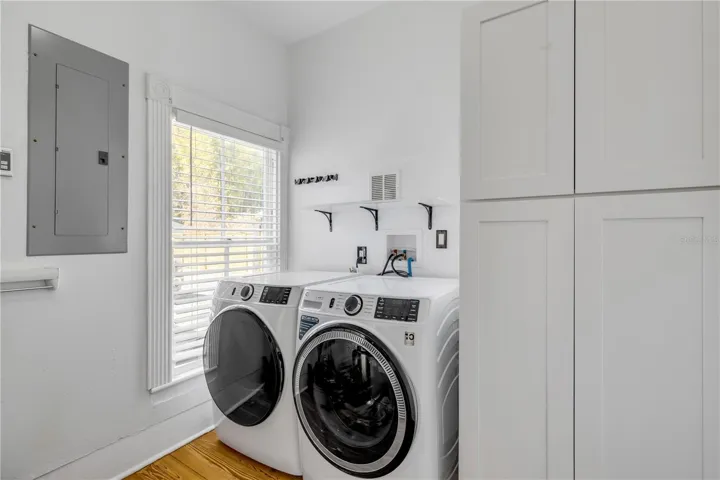 laundry room downstairs
