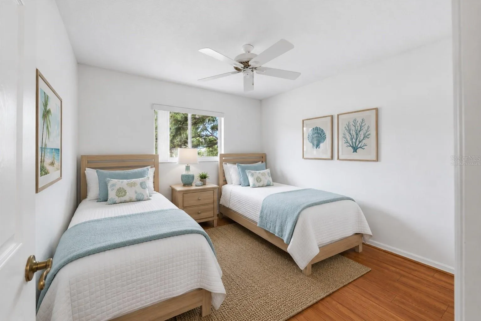Virtually staged bedroom 3