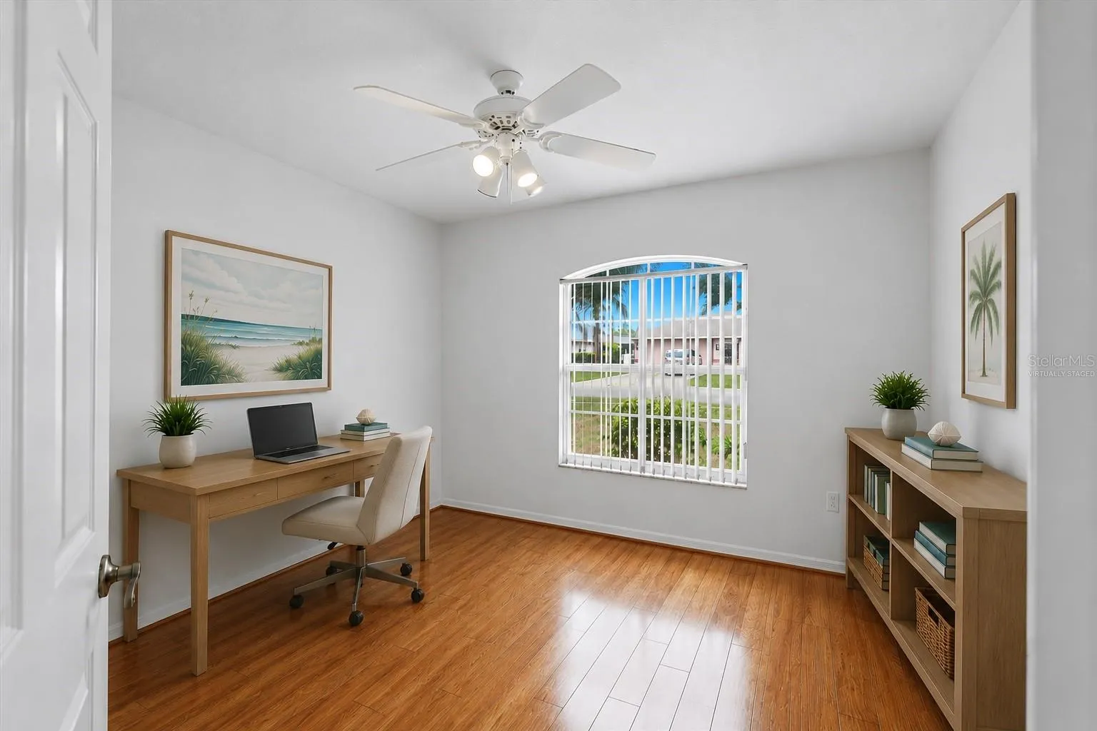 Virtually staged bedroom 2