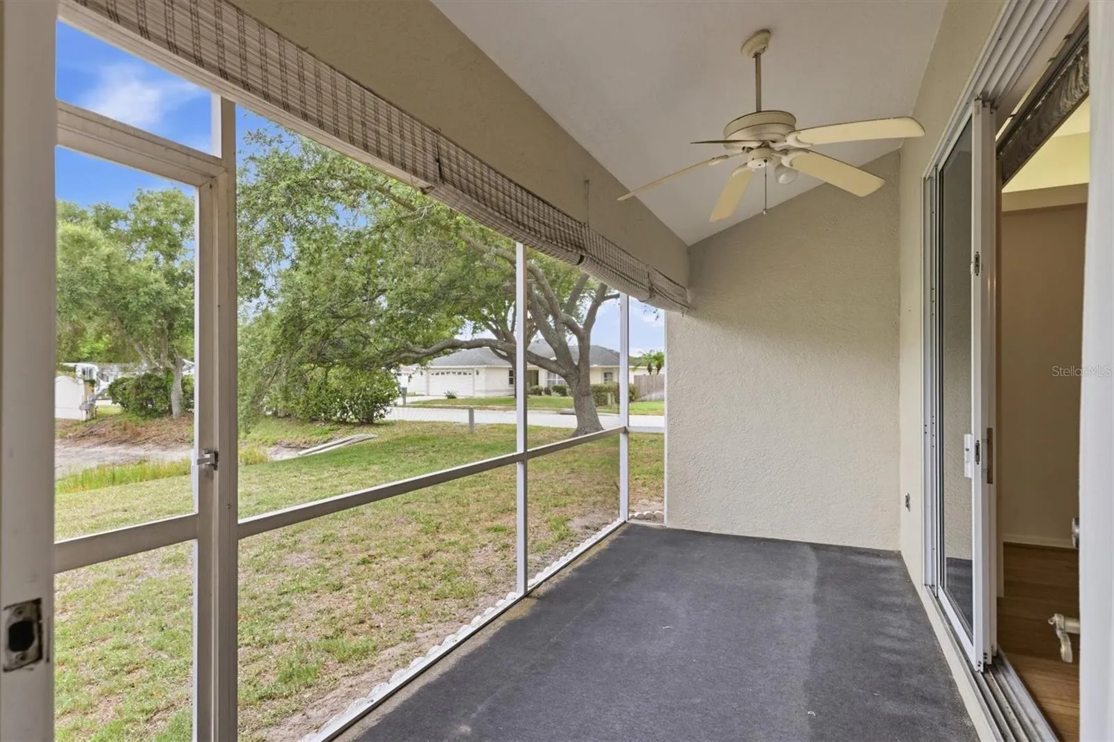 Screened lanai