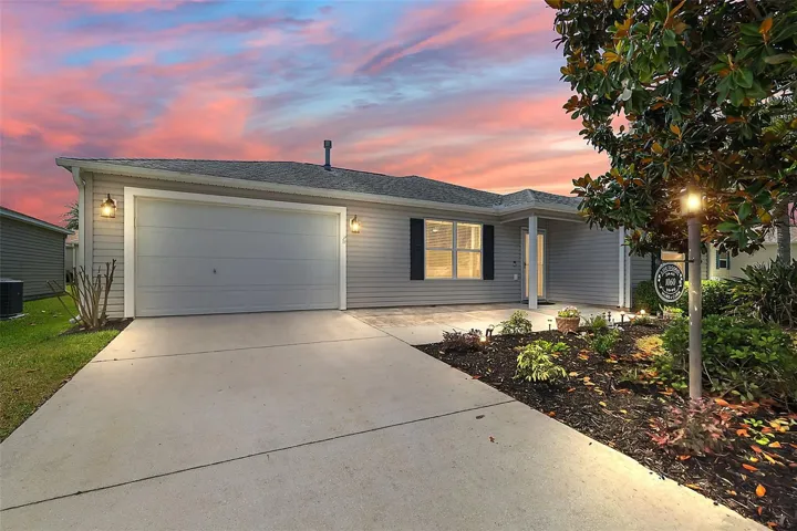 Twilight Front Elevation