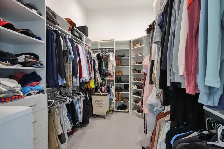 large walk in closet