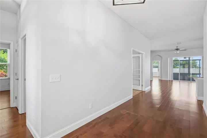 Open foyer with views into the living area