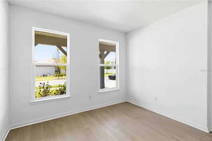 Comfortable bedroom with natural light and space to make it your own.