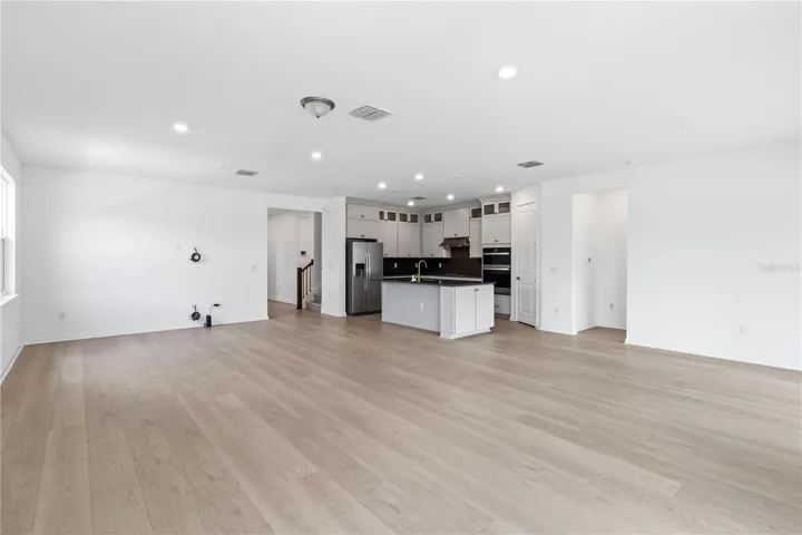 Wide open layout gives the home a light, relaxed, and welcoming feel.