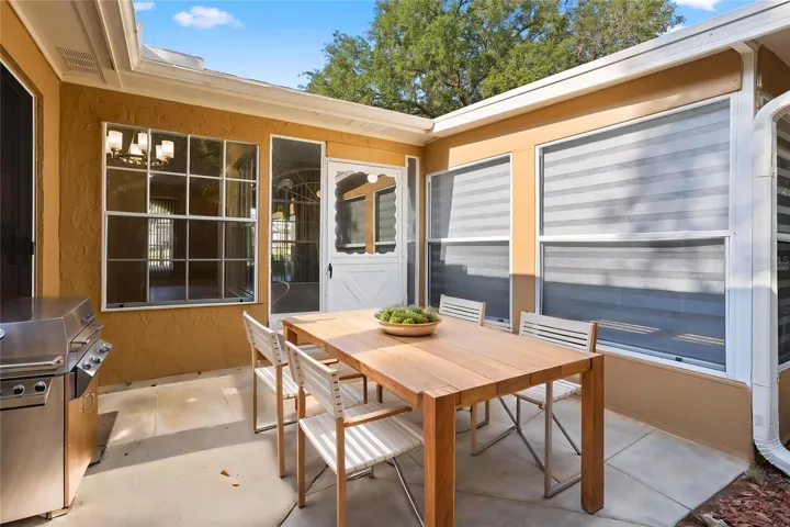 Virtually staged patio