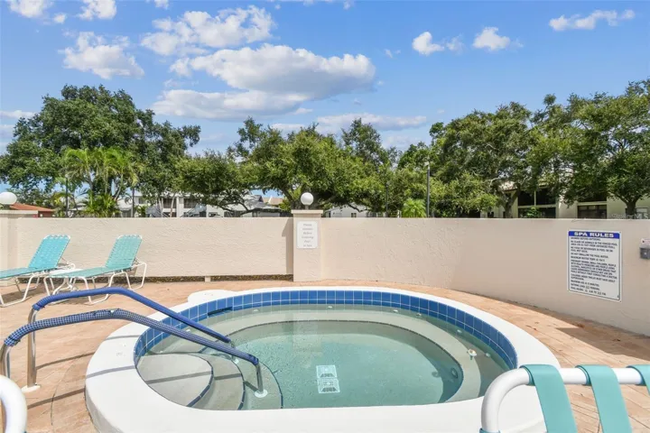 Community spa near pool and clubhouse