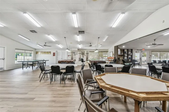 Clubhouse gathering area for resident activities