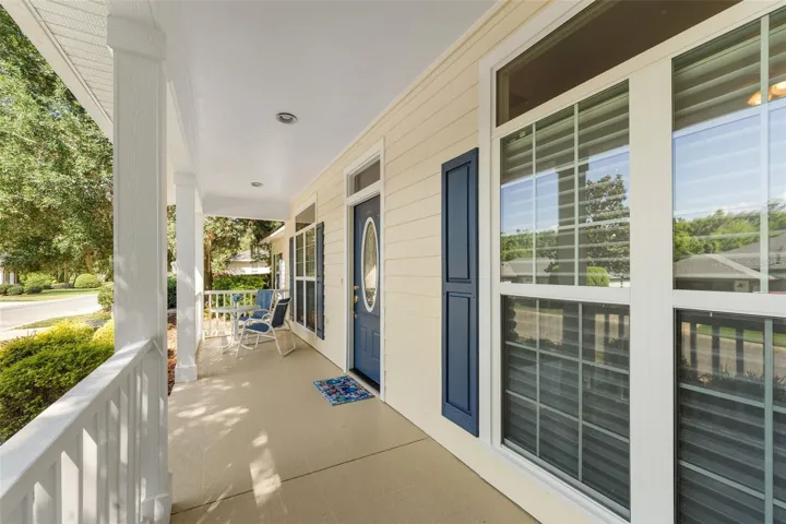 Spacious Front Porch