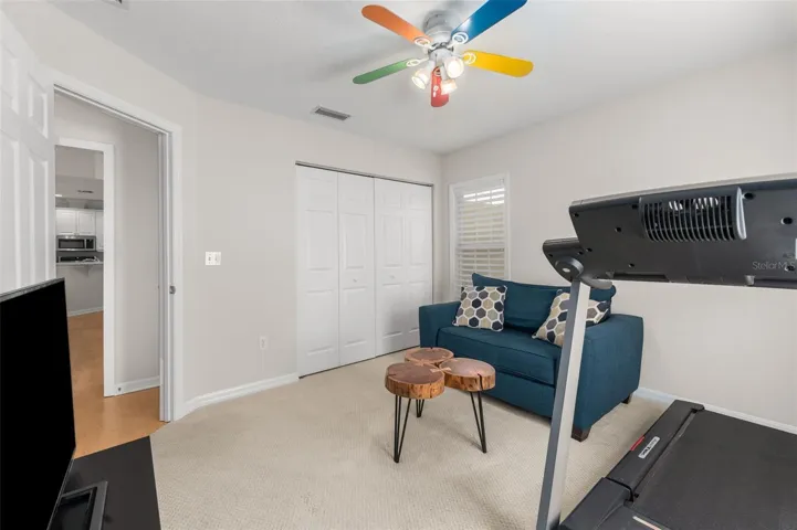 Could be used as Den or Exercise Room