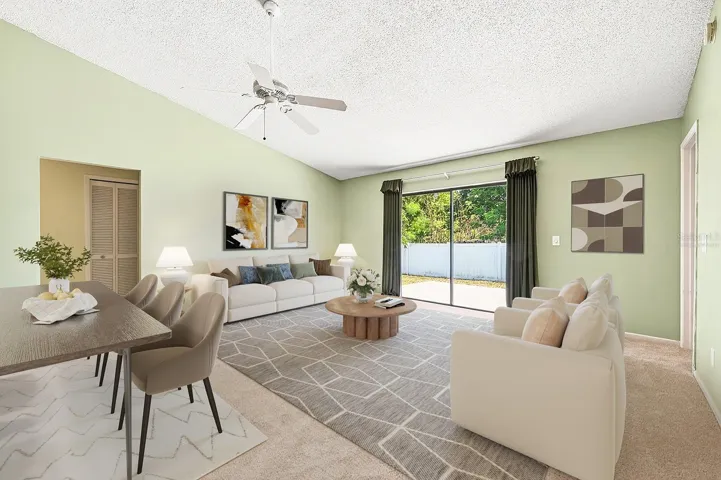 Living Area. Virtually Staged.