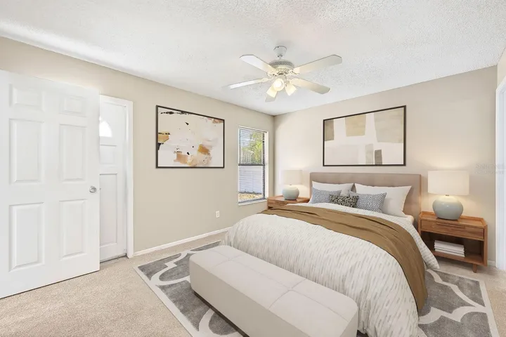 Primary Suite. Virtually Staged.
