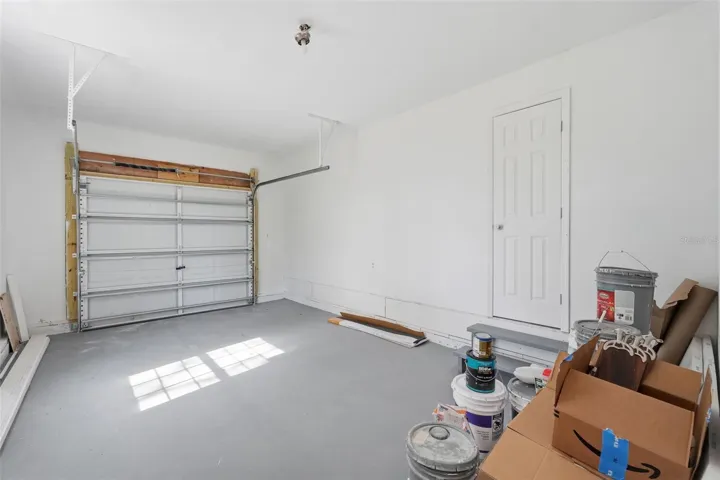 Garage access from the side yard