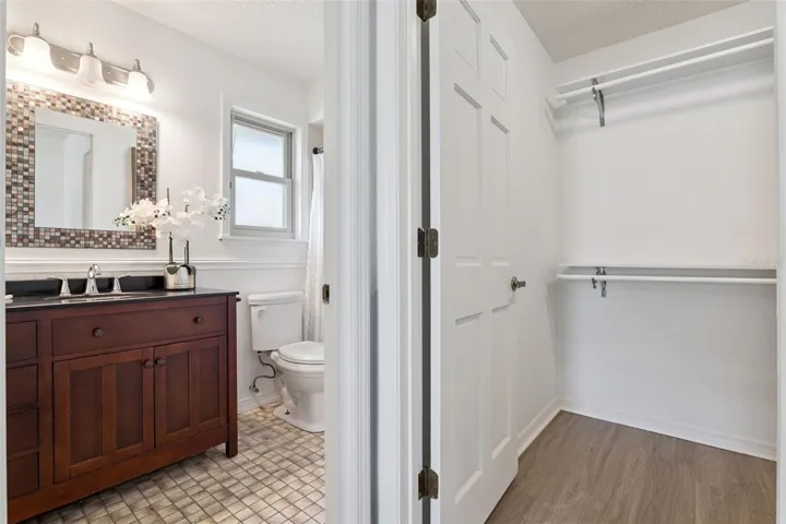 Primary Bathroom and Walk in Closet