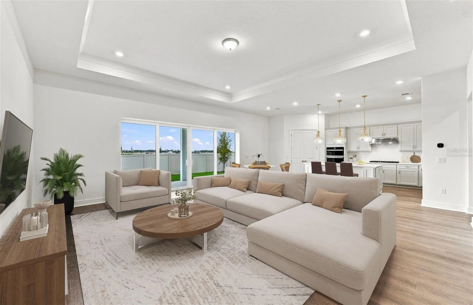 Virtually Staged - Open Gathering Room