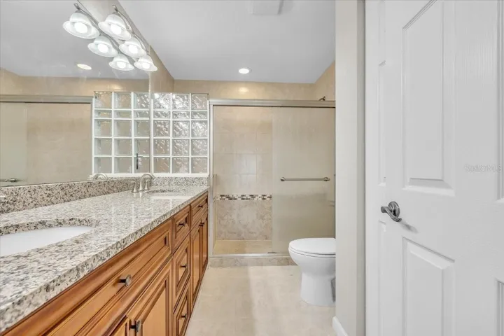 Granite Counters and Real Wood Cabinets