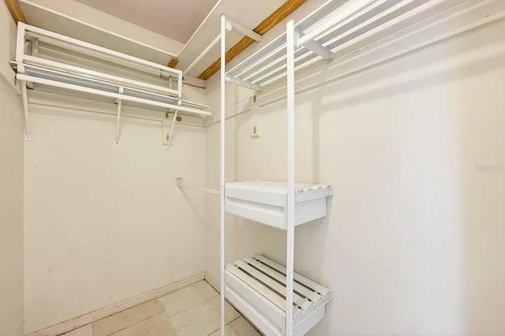 The Primary walk-in closet