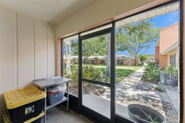 Screened back Porch