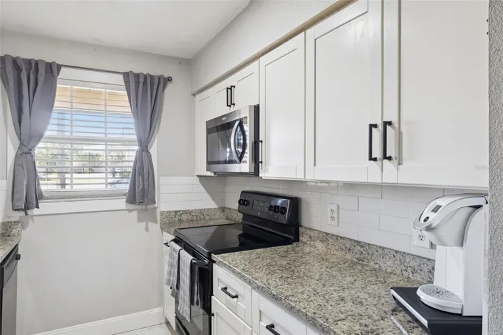 Kitchen from dining area