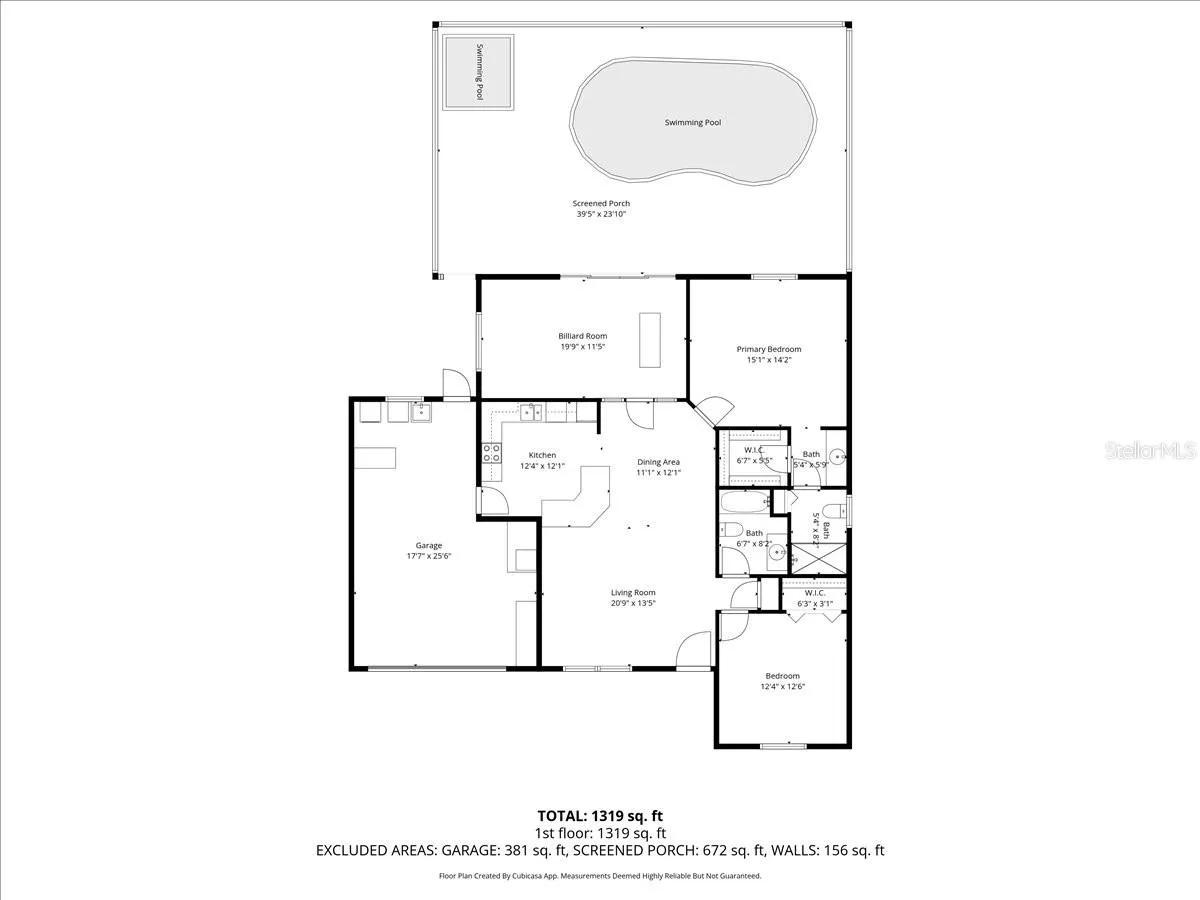 Floor Plan with Room Measurements