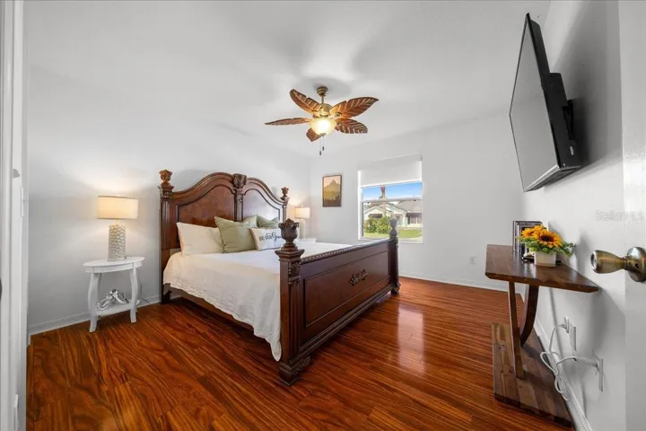 King Size Bed Fits Comfortably in Guest Bedroom