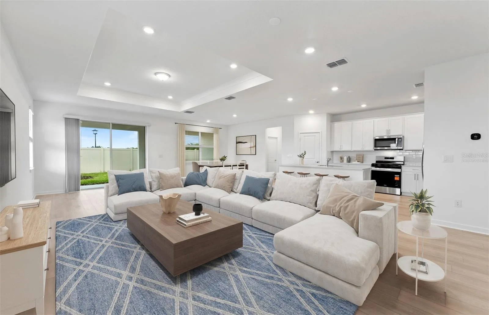Virtually Staged - Open Gathering Room