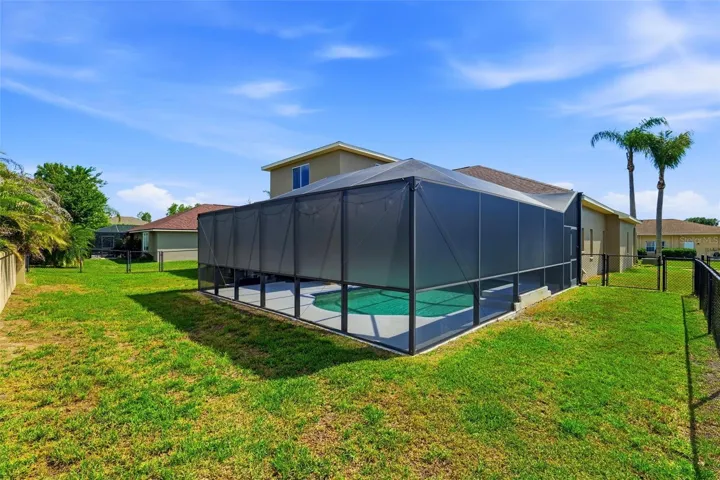 Large backyard
