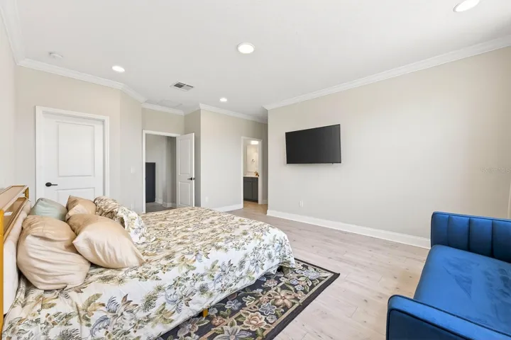 Light, bright and spacious primary suite.