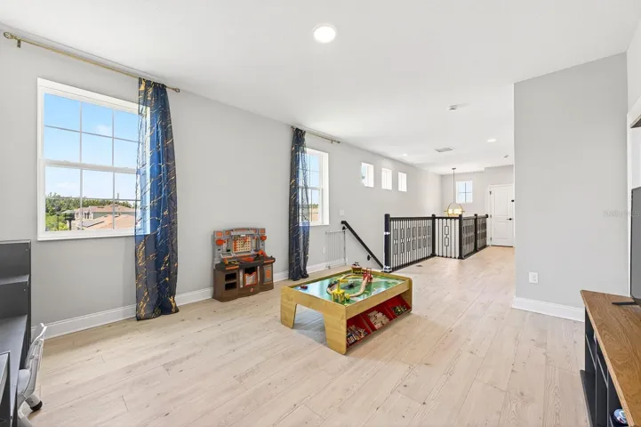 Light filled bonus/loft.