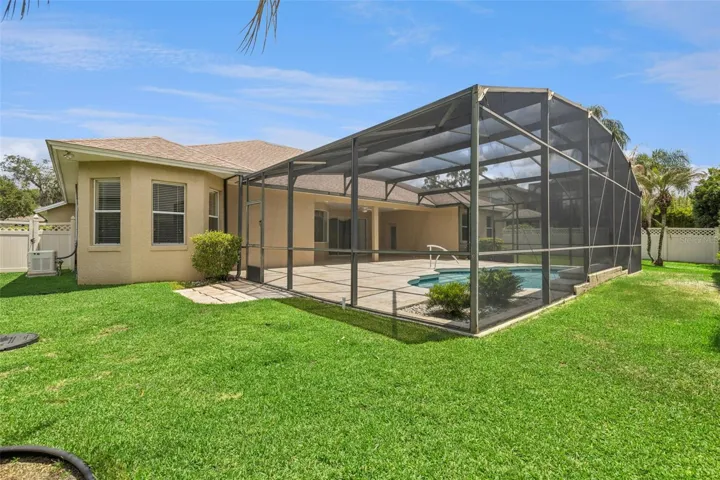 Garage Side - Back yard and pool
