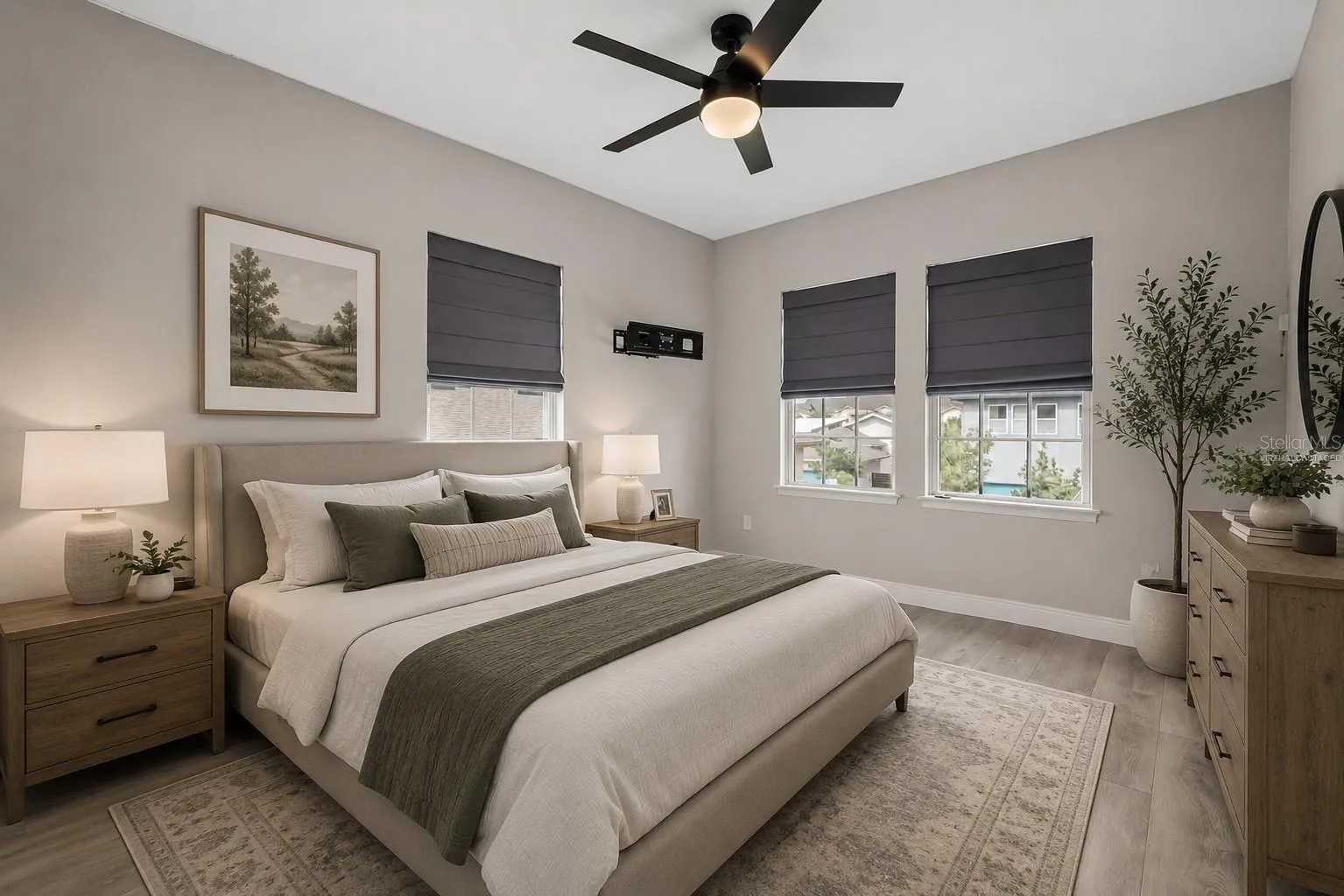 Virtually Staged Bedroom 3