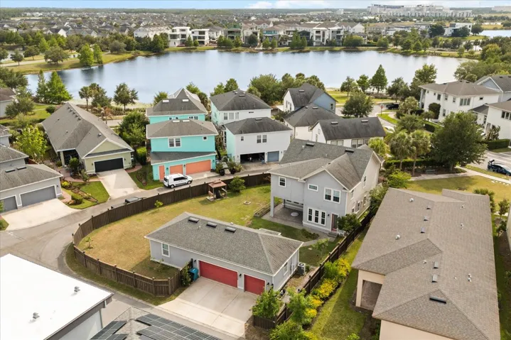 Put a pool between the house and garage