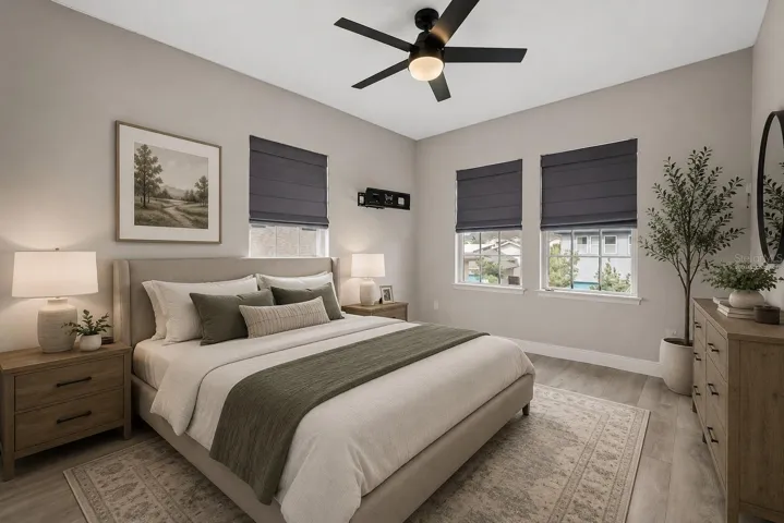 Virtually Staged Bedroom 3