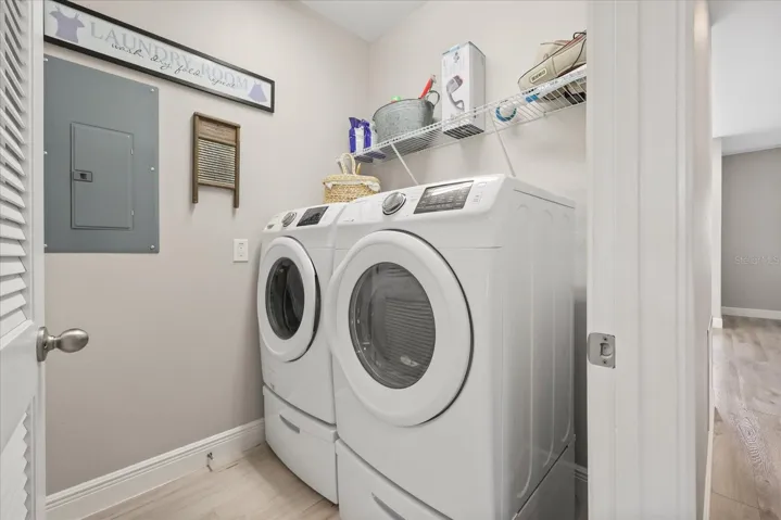 Laundry room is upstairs