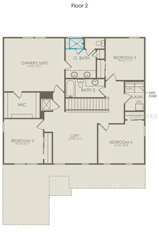 Floor Plan - Floor Two
