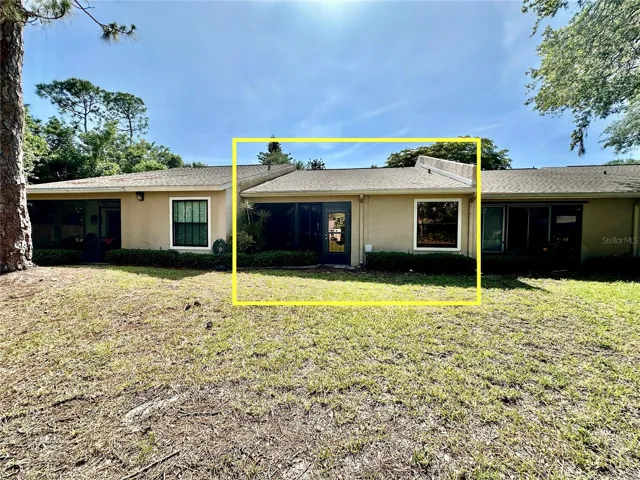 Rear of home.