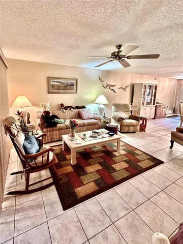 Living room from master bedroom door.