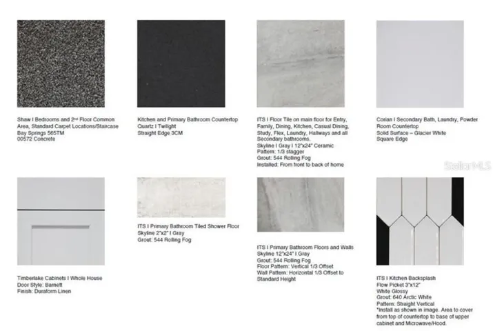 823 Junonia Boulevard design selections! This home is currently under construction and selections are subject to change