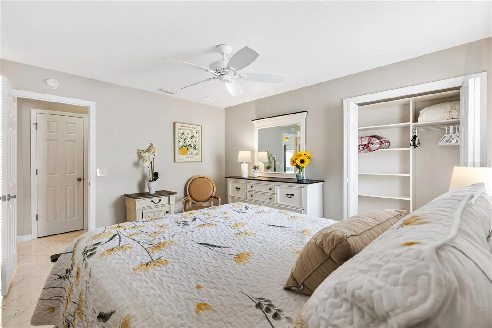 Guest Bedroom with Custom Closet