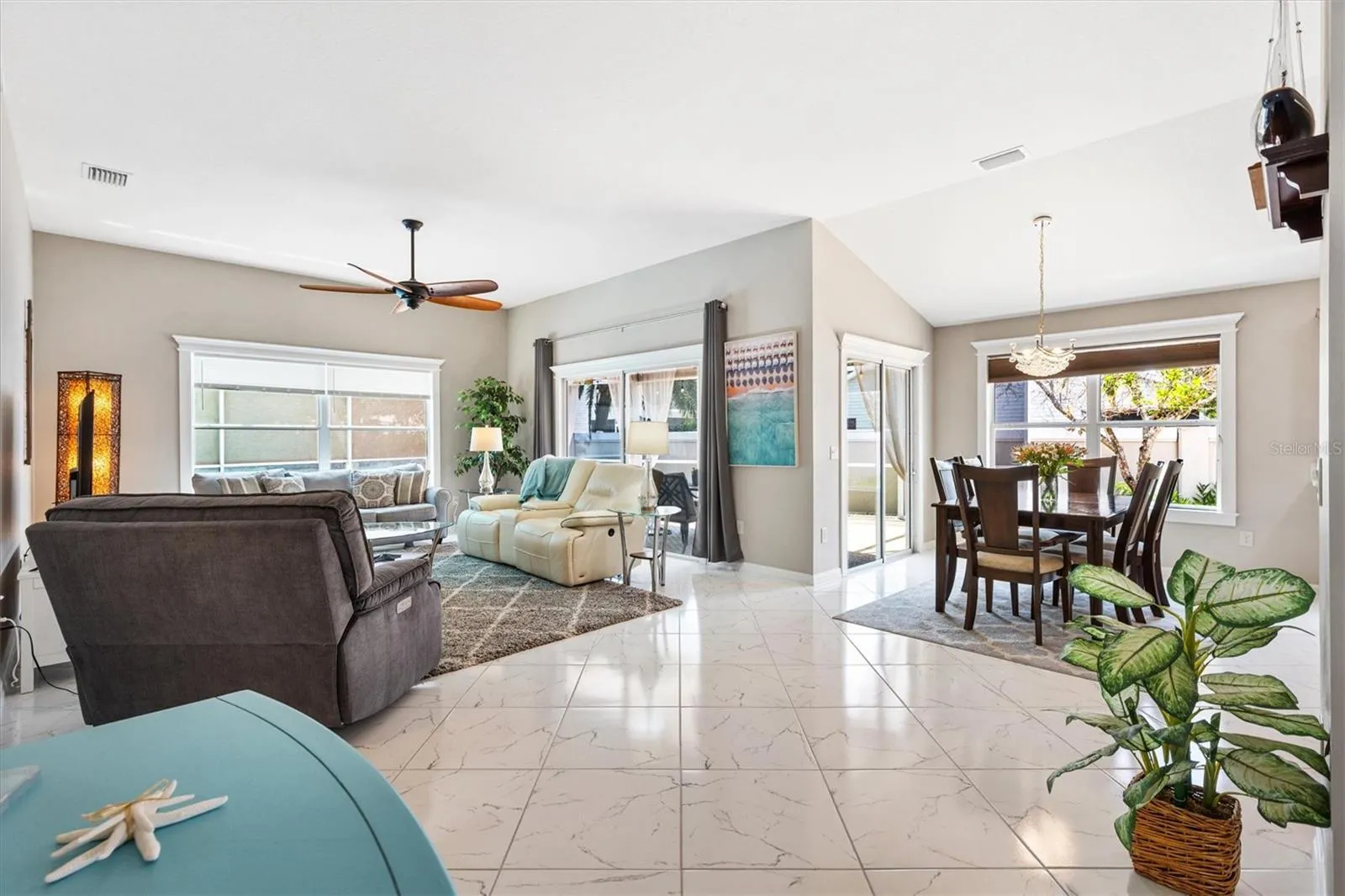 Living and Dining Rooms