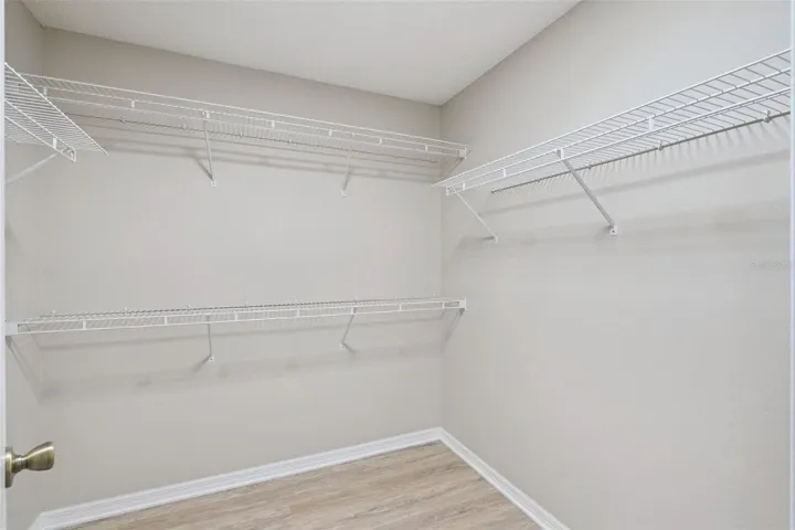 Primary closet