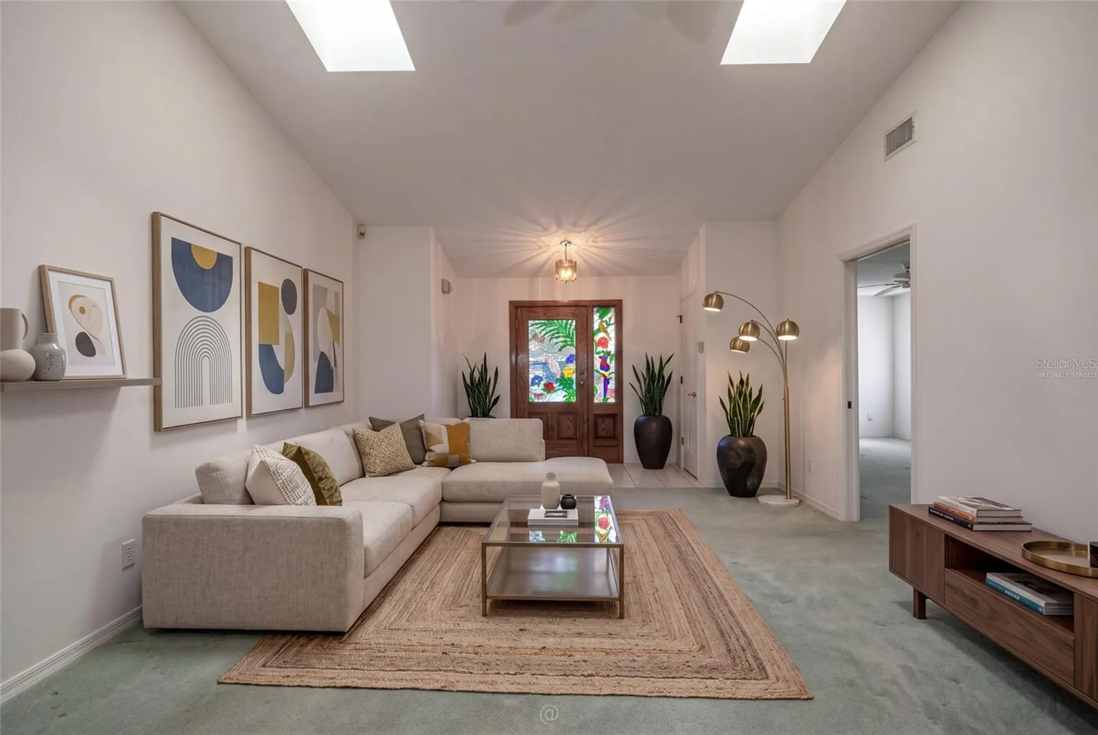 Great Room, virtually staged