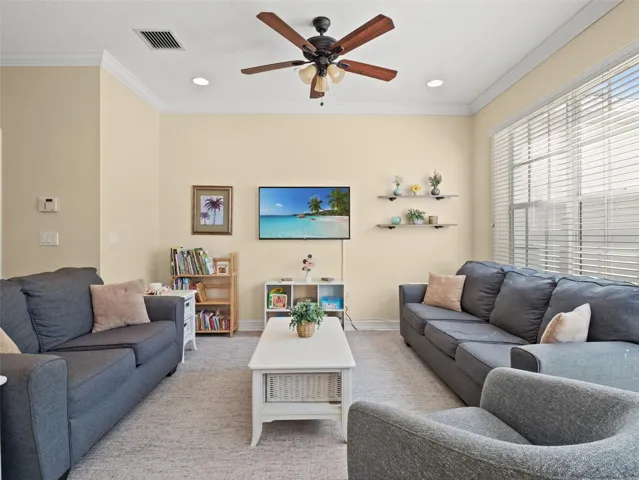 Family room view.