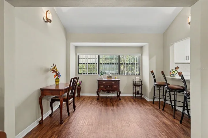 This bonus area could be a large dining room or an office space!