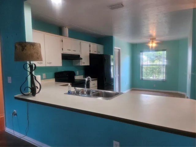 View of Kitchen from Living Room